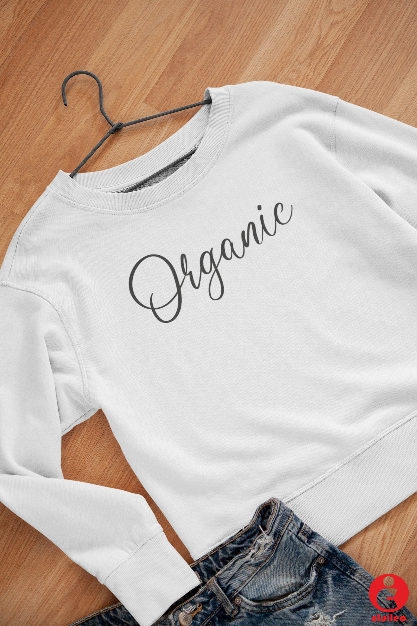 Sweatshirt Mulher Personalizada Vegan, algodão orgânico – cluileo