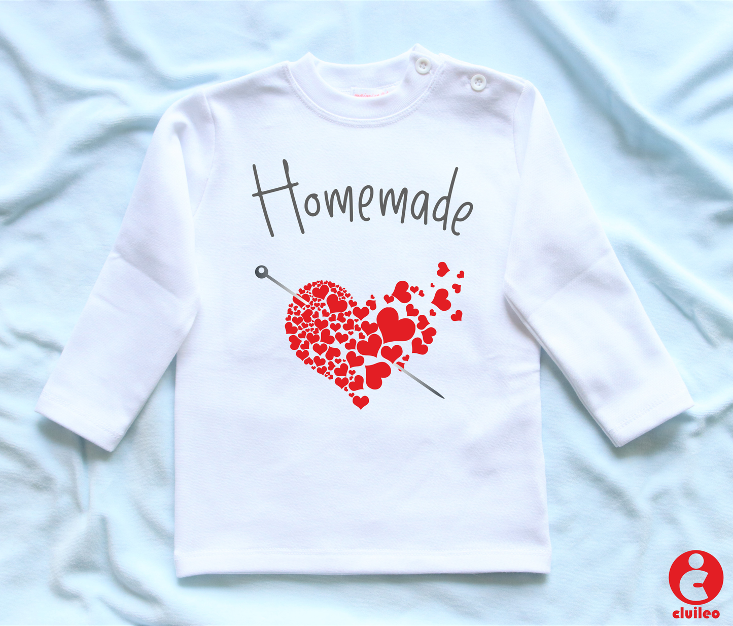 Camisola Bebé "Homemade" Algodão com carda