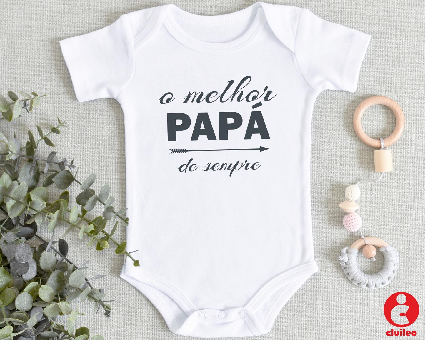 Body Bebé "O melhor Papá de sempre" 100% algodão