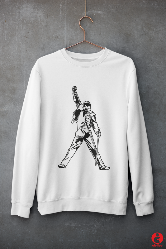 Sweatshirt  "Celebridades Silhueta- Freddie Mercury"