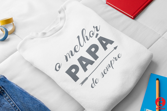 Sweatshirt criança personalizada "o melhor Papá de sempre"