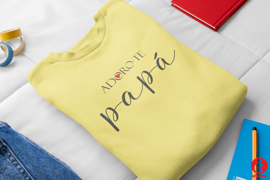 Sweatshirt criança personalizada "Adoro-te papá"