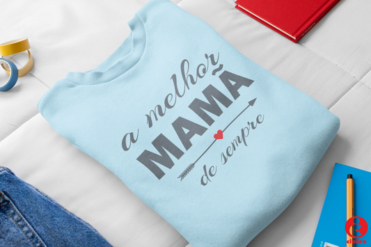 Sweatshirt criança personalizada "a melhor Mamã de sempre"