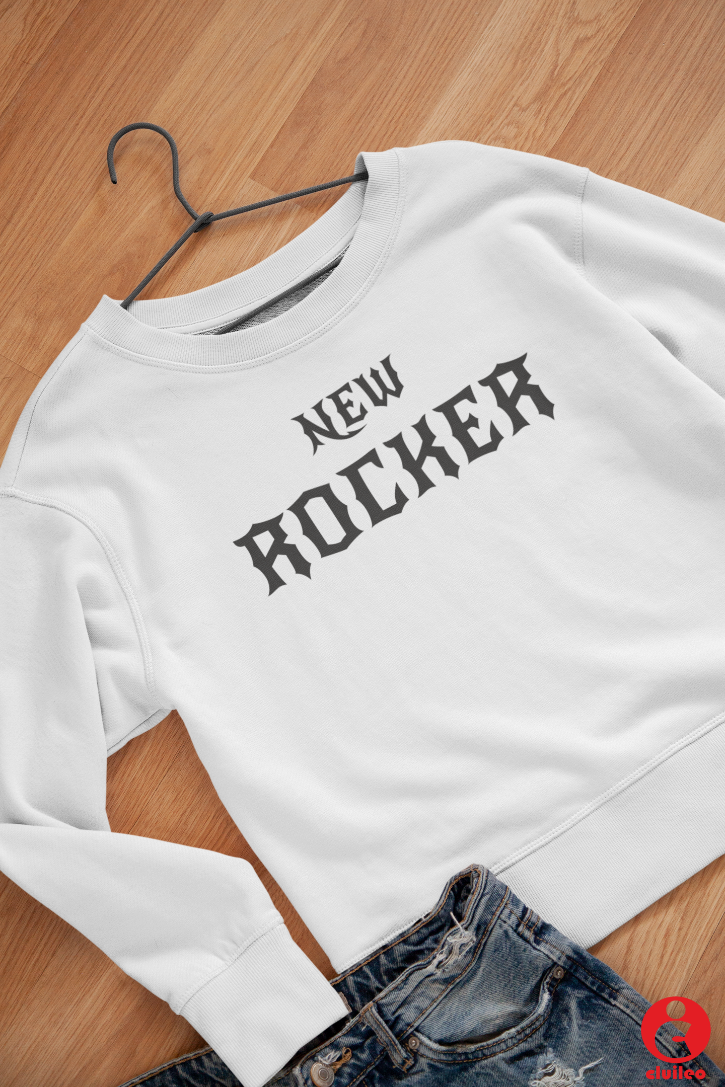 Sweatshirt Mulher "NEW ROCKER", algodão orgânico