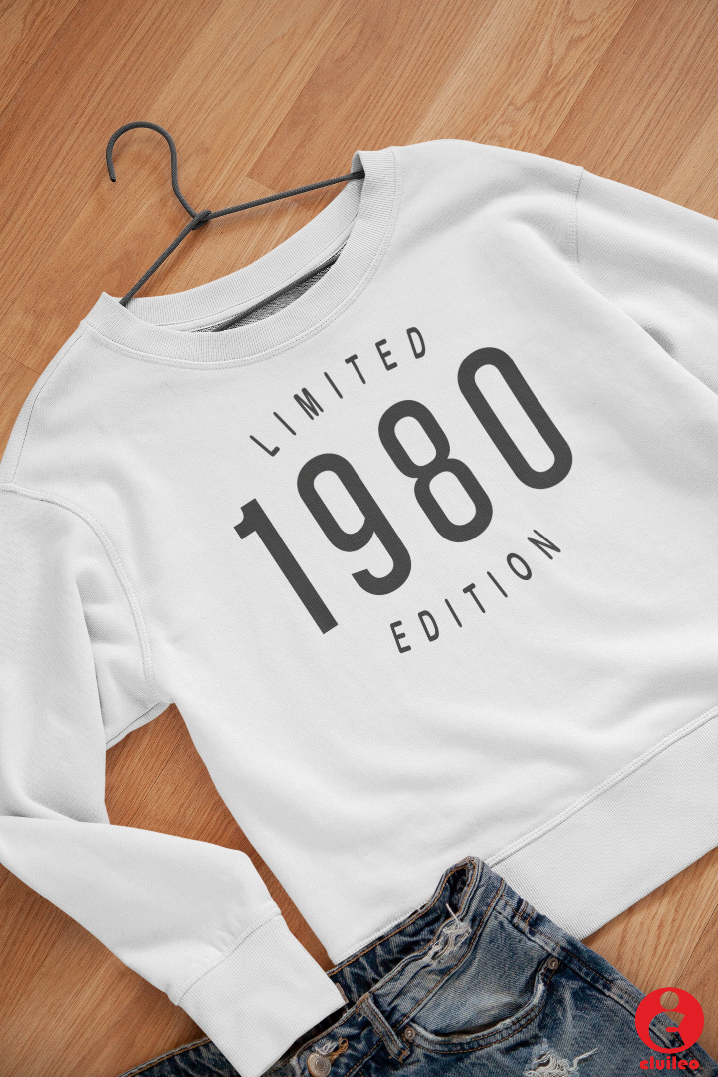 Sweatshirt Mulher Personalizada "Limited Edition Ano", algodão orgânico