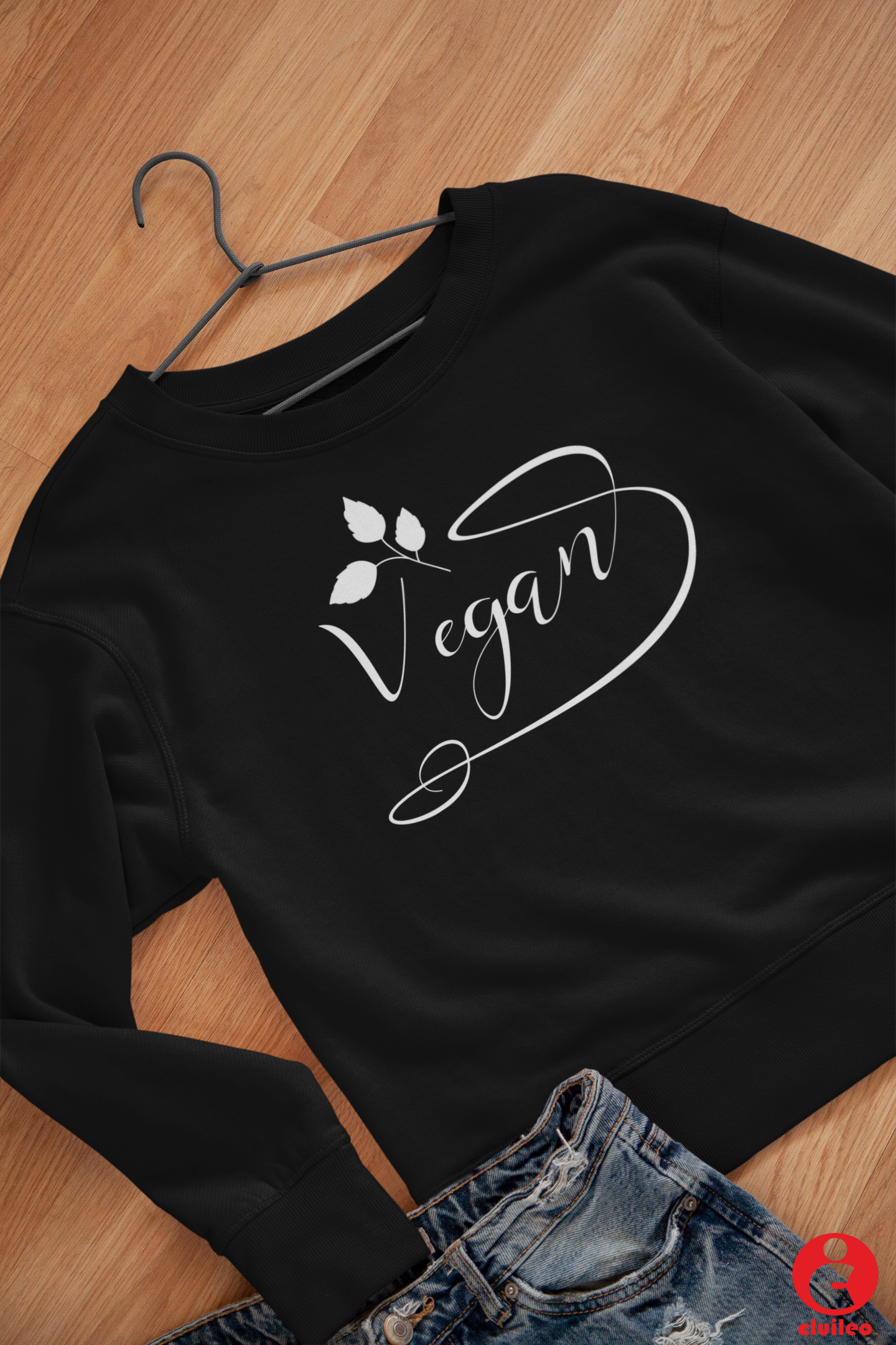 Sweatshirt Mulher Personalizada Vegan, algodão orgânico – cluileo