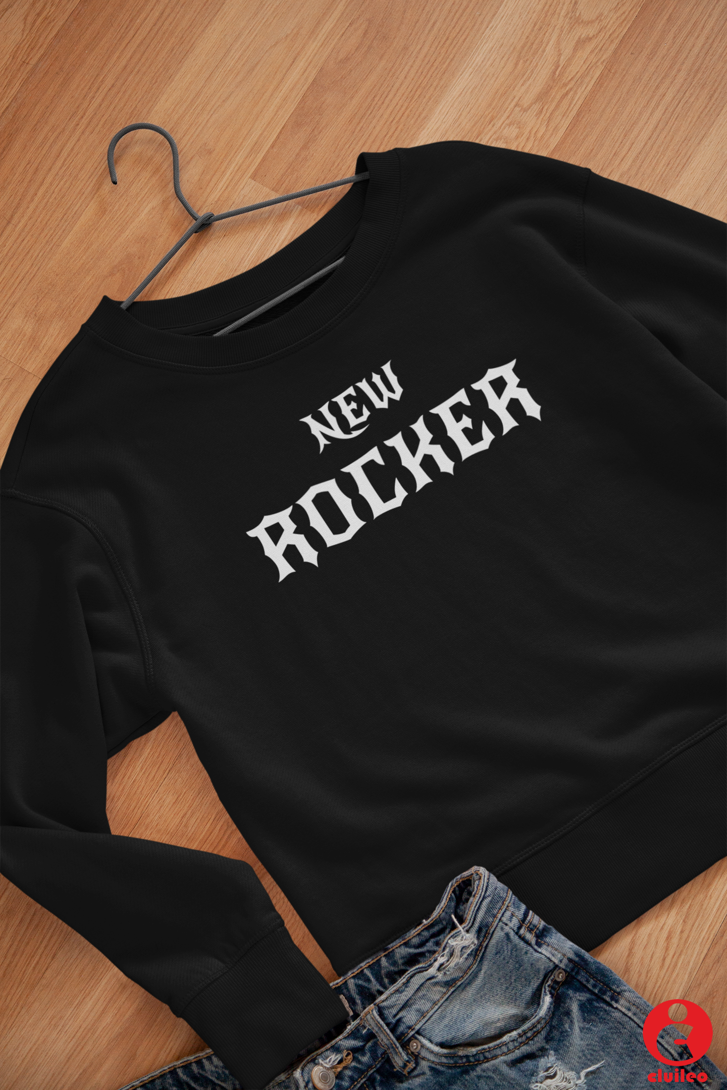 Sweatshirt Mulher "NEW ROCKER", algodão orgânico