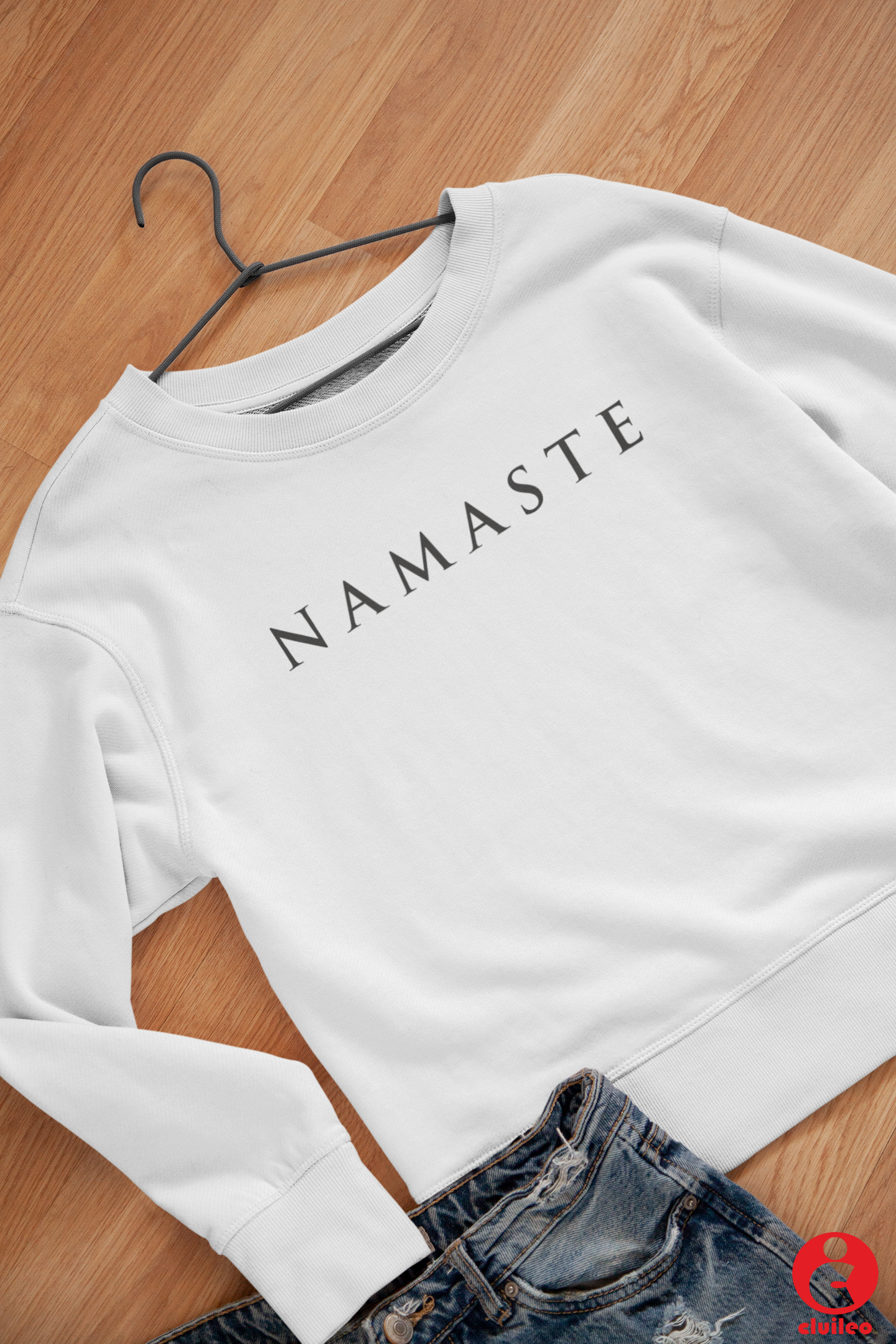 Sweatshirt Mulher "NAMASTE", algodão orgânico