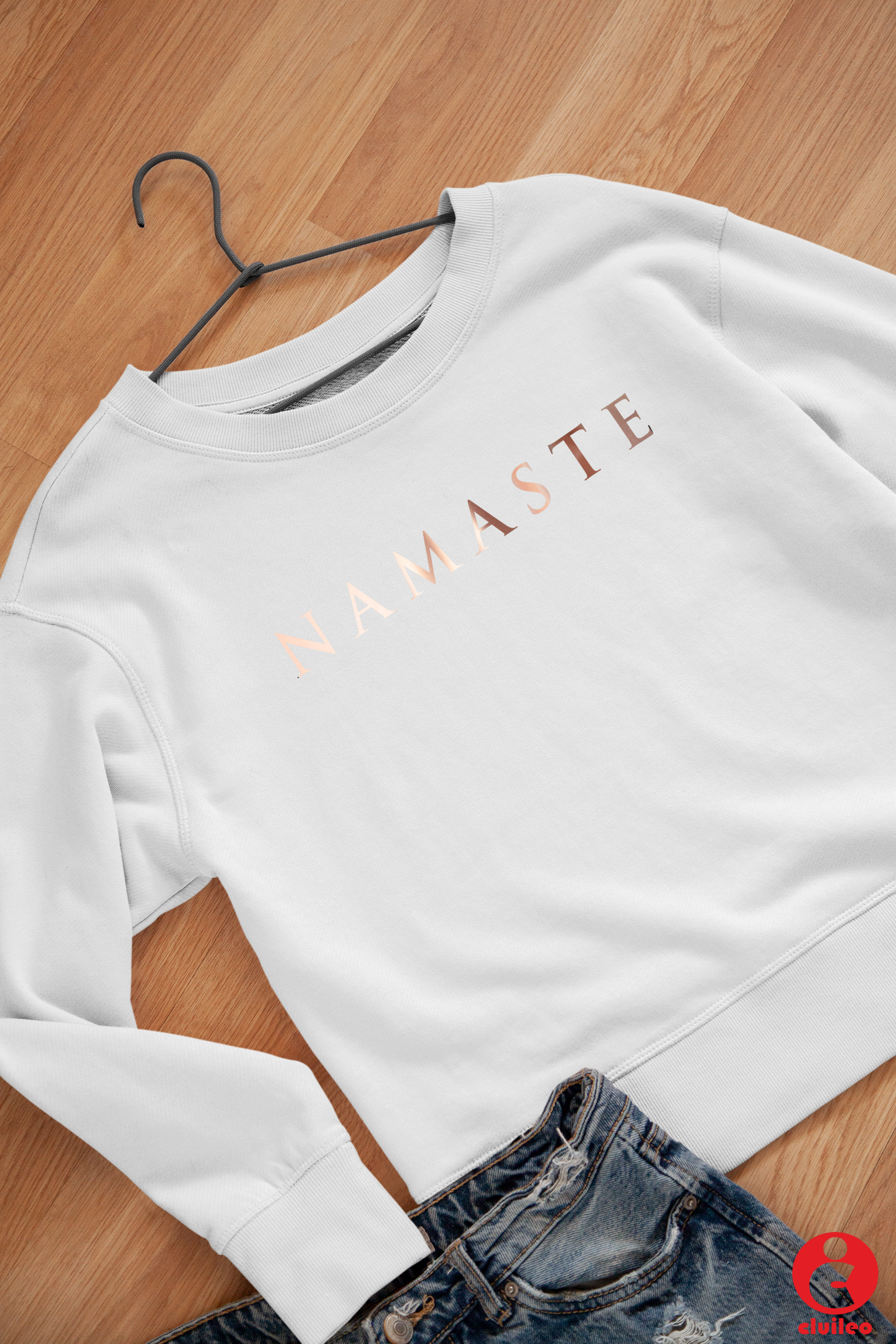 Sweatshirt Mulher "NAMASTE", algodão orgânico