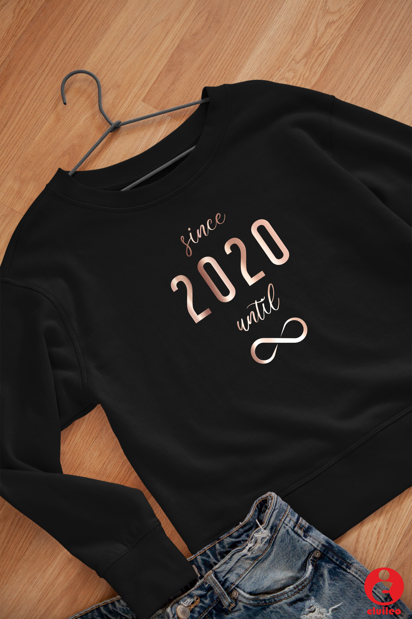 Sweatshirt Mulher Personalizada Since ano, until infinity, algodão o –  cluileo