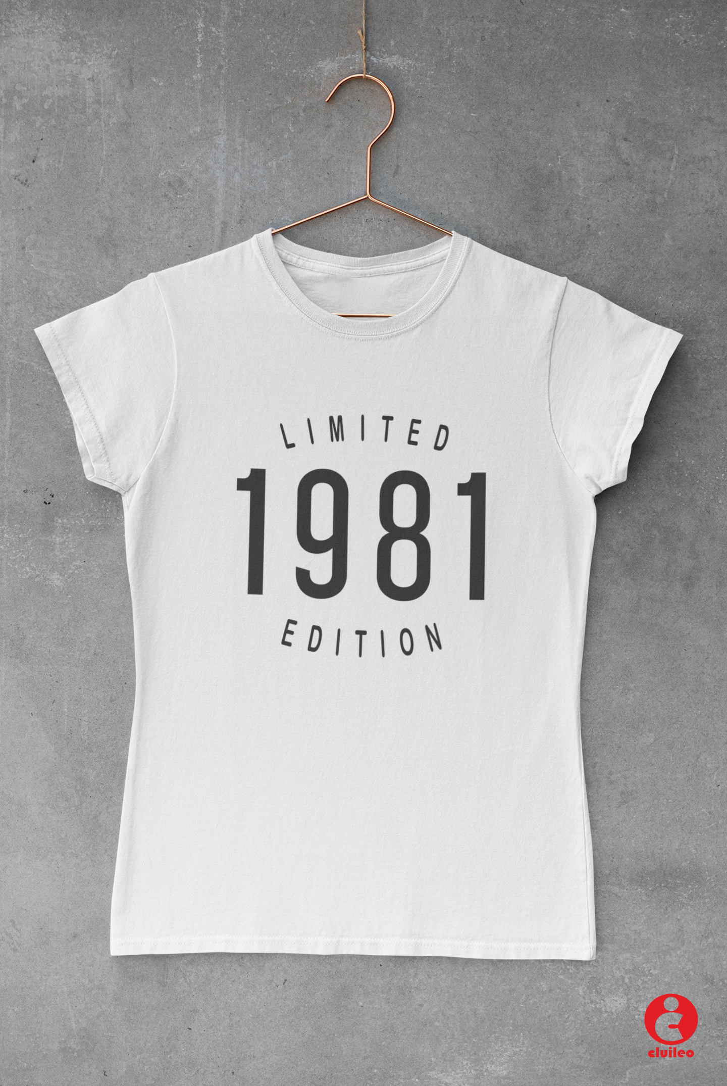 T-shirt Mulher "Limited Edition Ano" 100% Algodão