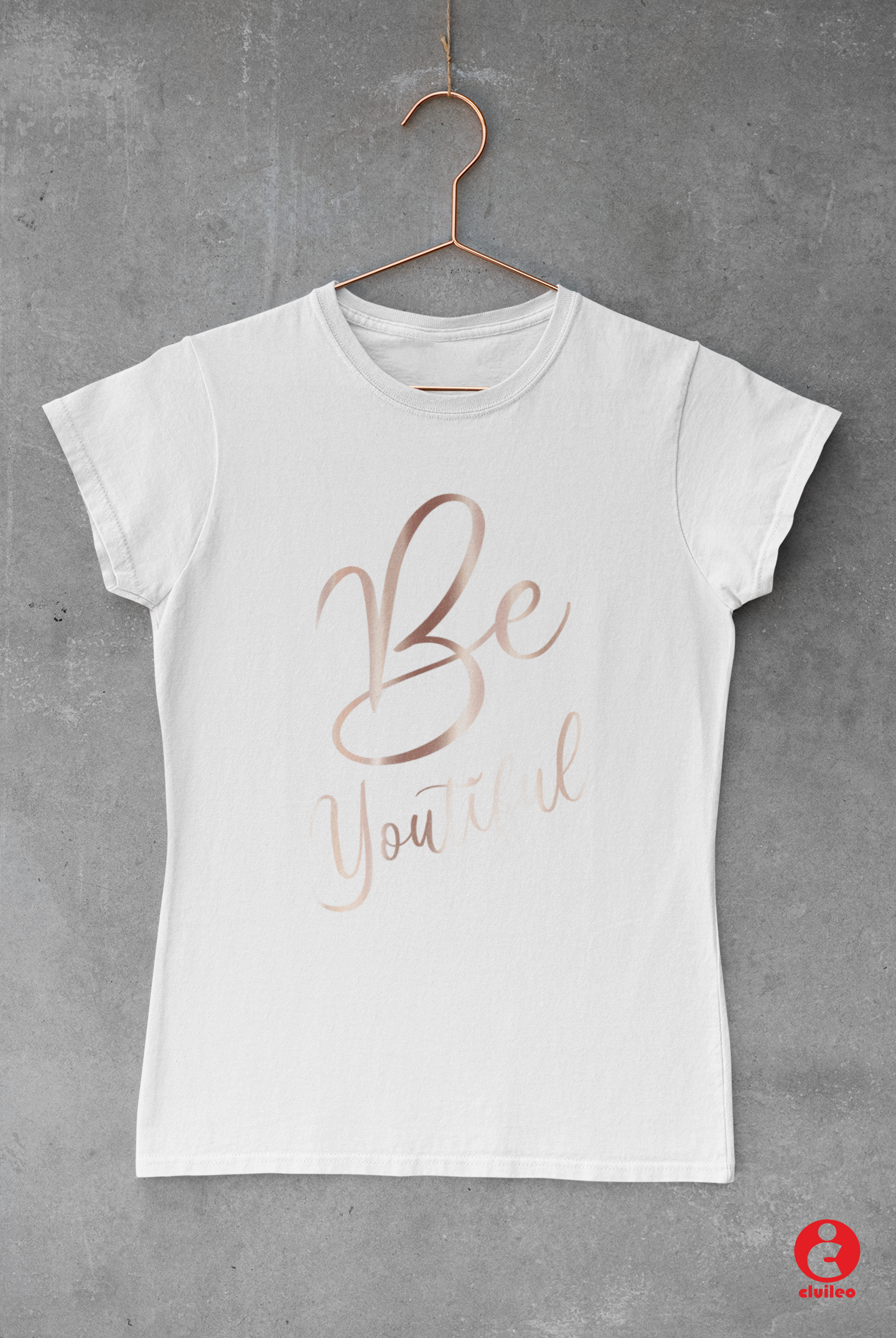 T-shirt Mulher "Be youtiful" 100% Algodão