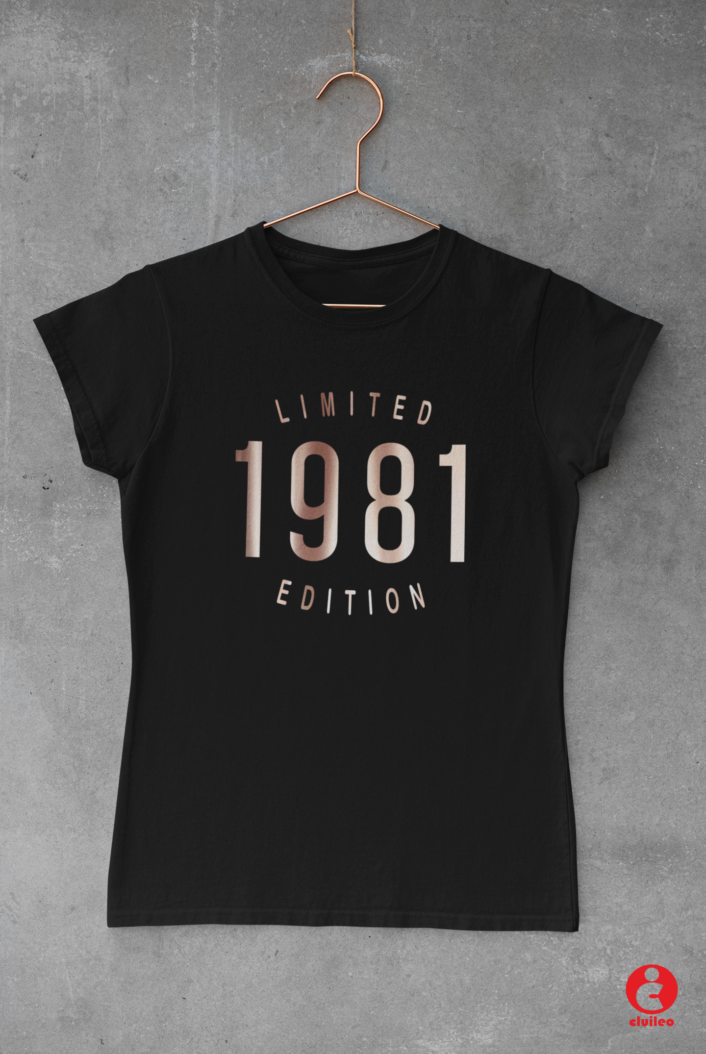 T-shirt Mulher "Limited Edition Ano" 100% Algodão