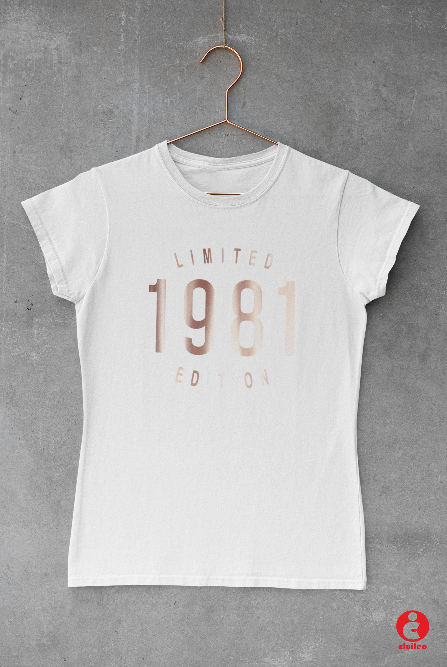 T-shirt Mulher "Limited Edition Ano" 100% Algodão