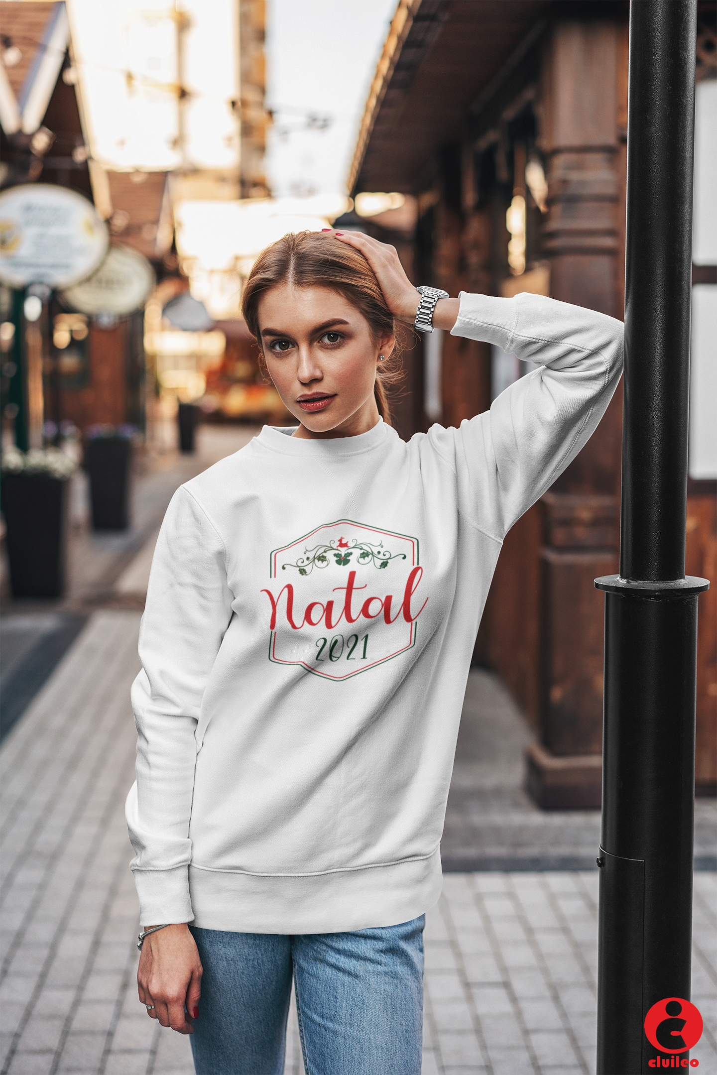 Sweatshirt mulher "Natal 2021"