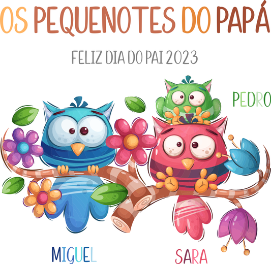 Imagem Personalizável Mochos - Os Pequenotes do Papá - Ficheiro Digital